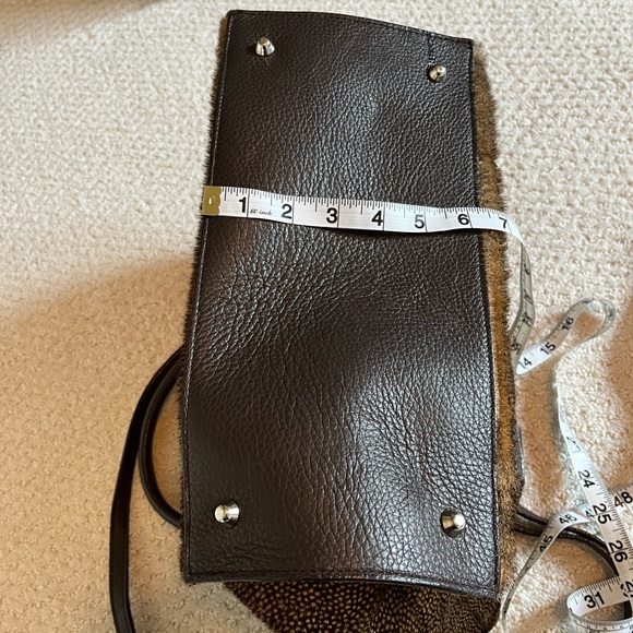 Like new Italian made Leather Bag super versatile! - Picture 7 of 9